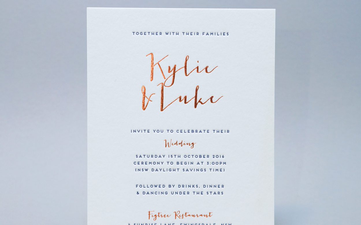 Letterpress-wedding-invitations-copper-foil-navy-1